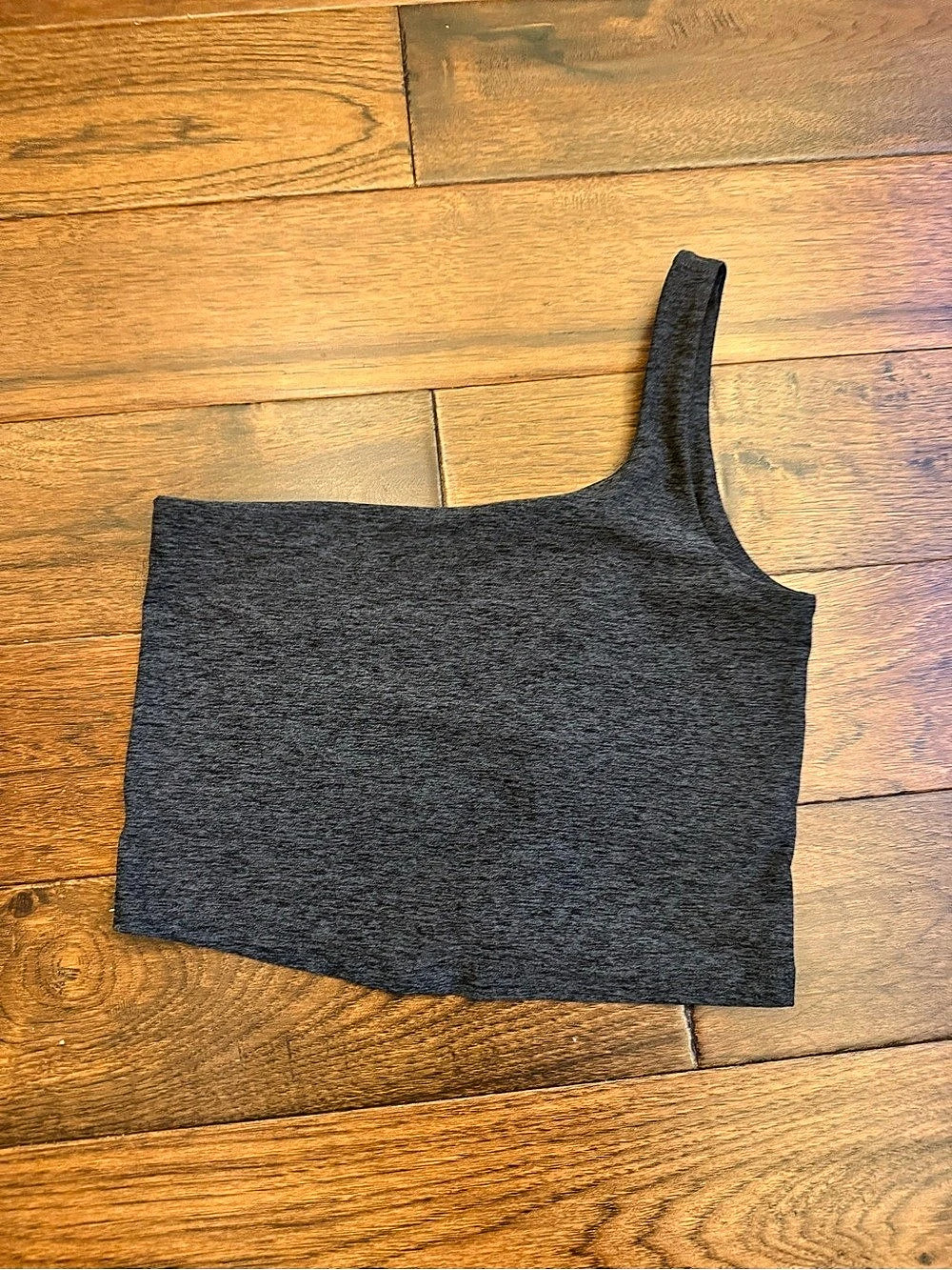Beyond Yoga Spacedye Lost Your Mind Cropped Tank Gray Medium - Picture 2 of 3